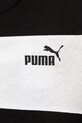 Chłopiec Puma t-shirt bawełniany dziecięcy ESS BLOCK Small Logo Tee B 689120. czarny