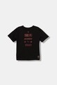 Puma t-shirt bawełniany PUMA X SONIC Relaxed Graphic Tee 632381 czarny AW25