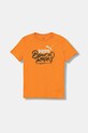 Puma t-shirt in cotone per bambini MID90s Graphic Tee III B cotone arancione 688472.