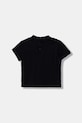 Emporio Armani t-shirt bawełniany niemowlęcy 3-pack EB000823.AF14503 granatowy