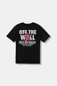 Vans t-shirt bawełniany dziecięcy Brick and Mortar SS nadruk czarny VN000PY6BLK1