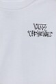 Αγορίστικα Παιδικό βαμβακερό μπλουζάκι Vans Stomper SS VN000Q02WHT1 λευκό