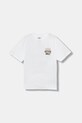 Vans t-shirt dziecięcy Metal Wall SS VN000R03WHT1 biały AW25