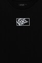 Chłopiec Vans t-shirt bawełniany dziecięcy BY BLOCKED BOX SS TEE VN000RBCBLK1 czarny