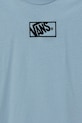 Chłopiec Vans t-shirt bawełniany dziecięcy BY BLOCKED BOX SS TEE VN000RBCEML1 niebieski