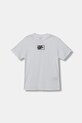Vans t-shirt bawełniany dziecięcy BY BLOCKED BOX SS TEE bawełna biały VN000RBCWHT1