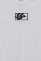 Chłopiec Vans t-shirt bawełniany dziecięcy BY BLOCKED BOX SS TEE VN000RBCWHT1 biały