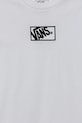 Chłopiec Vans t-shirt bawełniany dziecięcy BY BLOCKED BOX SS TEE VN000RBCWHT1 biały
