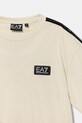 Chlapec Detské bavlnené tričko EA7 Emporio Armani 7B000190.AF10375 béžová