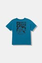 Παιδικό βαμβακερό μπλουζάκι The North Face B SPORTS OVERSIZED POCKET SS TEE - GRAPH NF0A8EAKBOM1 μπλε AW25