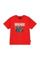 Lego t-shirt bawełniany dziecięcy LWTAFFY 621 nadruk czerwony 11011249