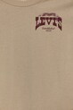 Хлопчик Дитяча футболка Levi's GALLOPING FREE TEE 8EN614 бежевий