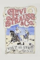 Băieți Levi's tricou copii WORN BY COWBOYS TEE 8EN901 bej