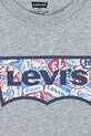 Fiú Levi's gyerek póló ON THE ROAD BATWING TEE 8EN945 szürke