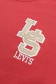 Băieți Levi's tricou copii STREAMLINE MONOGRAM TEE 8EP035 rosu