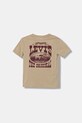 Детская футболка Levi's GALLOPING FREE TEE 9EN614 бежевый AW25