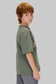 Calvin Klein Jeans t-shirt bawełniany dziecięcy zielony IB0IB02578.104.116.9BYA