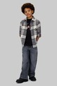 Детская хлопковая футболка Calvin Klein Jeans чёрный IB0IB02581.9BYA