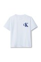Детская хлопковая футболка Calvin Klein Jeans IB0IB02584.9BYA белый AW25