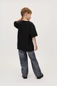 Chłopiec Calvin Klein Jeans t-shirt bawełniany dziecięcy IB0IB02584.9BYA czarny