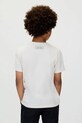 Chłopiec Calvin Klein Jeans t-shirt bawełniany dziecięcy IB0IB02588.9BYA biały