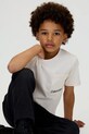 Calvin Klein Jeans t-shirt bawełniany dziecięcy IB0IB02588.9BYA biały