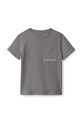 Детская хлопковая футболка Calvin Klein Jeans IB0IB02588.9BYA серый AW25