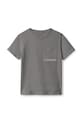 Calvin Klein Jeans tricou de bumbac pentru copii IB0IB02588.9BYA gri AW25