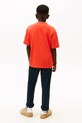 Tommy Hilfiger t-shirt bawełniany dziecięcy KB0KB09646.74.122.9BYA pomarańczowy