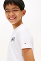 Хлопчик Дитяча бавовняна футболка Tommy Hilfiger KB0KB09932.74.122.9BYA білий