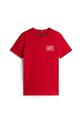 Tommy Hilfiger tricou de bumbac pentru copii KB0KB09932.74.122.9BYA rosu AW25
