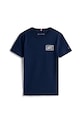 Tommy Hilfiger t-shirt bawełniany dziecięcy KB0KB09932.74.122.9BYA granatowy AW25