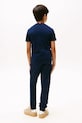 Tommy Hilfiger t-shirt bawełniany dziecięcy KB0KB09932.128.176.9BYA granatowy