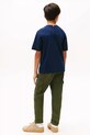 Детская хлопковая футболка Tommy Hilfiger KB0KB09939.128.176.9BYA тёмно-синий