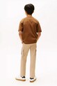 Детская хлопковая футболка Tommy Hilfiger KB0KB09939.128.176.9BYA коричневый