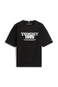 Detské bavlnené tričko Tommy Hilfiger KB0KB10087.128.176.9BYA čierna AW25