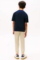 Tommy Hilfiger t-shirt bawełniany dziecięcy KB0KB10111.128.176.9BYA granatowy