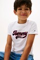 Chłopiec Tommy Hilfiger t-shirt bawełniany dziecięcy KB0KB10118.104.122.9BYA biały