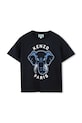 Kenzo Kids t-shirt bawełniany dziecięcy nadruk granatowy K61446.114.150
