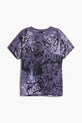 Детская хлопковая футболка Desigual 25WBTK03 серый AW25