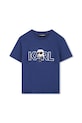 Karl Lagerfeld tricou de bumbac pentru copii print albastru Z30956.114.150