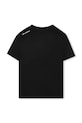 Karl Lagerfeld t-shirt bawełniany dziecięcy Z30957.86.108 czarny AW25