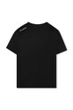 Παιδικό βαμβακερό μπλουζάκι Karl Lagerfeld Z30957.162.174 μαύρο AW25