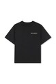 Detské bavlnené tričko Karl Lagerfeld Z31039.86.108 čierna AW25