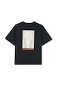 Chłopiec Karl Lagerfeld t-shirt dziecięcy Z31039.114.150 czarny