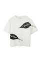 Marc Jacobs t-shirt bawełniany dziecięcy nadruk beżowy W60637.156