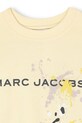 Marc Jacobs tricou de bumbac pentru copii galben W60641.114.150