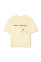 Marc Jacobs tricou de bumbac pentru copii W60641.156 galben AW25