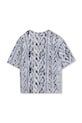 Marc Jacobs tricou de bumbac pentru copii W60707.114.150 albastru AW25