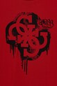 Chłopiec Guess t-shirt bawełniany dziecięcy L5BI00.I3Z14.9BYA czerwony